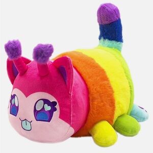 Aphmau Meemeows Classic Plush Safari 11-inch Caterpillar Cat Rainbow
